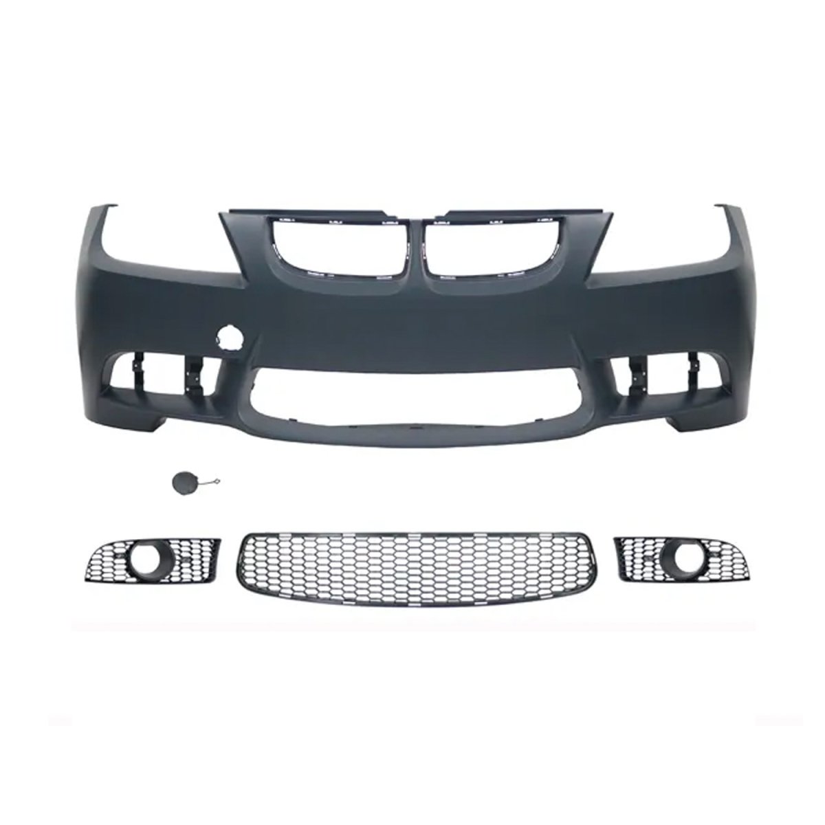 BMW E90 Front Bumper - Omac - With fog lamp hole - '05-'08